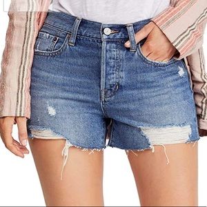 Free People Jean Shorts